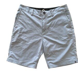 Quiksilver Amphibian Shorts Mens S Flat Front Board Shorts BLUE